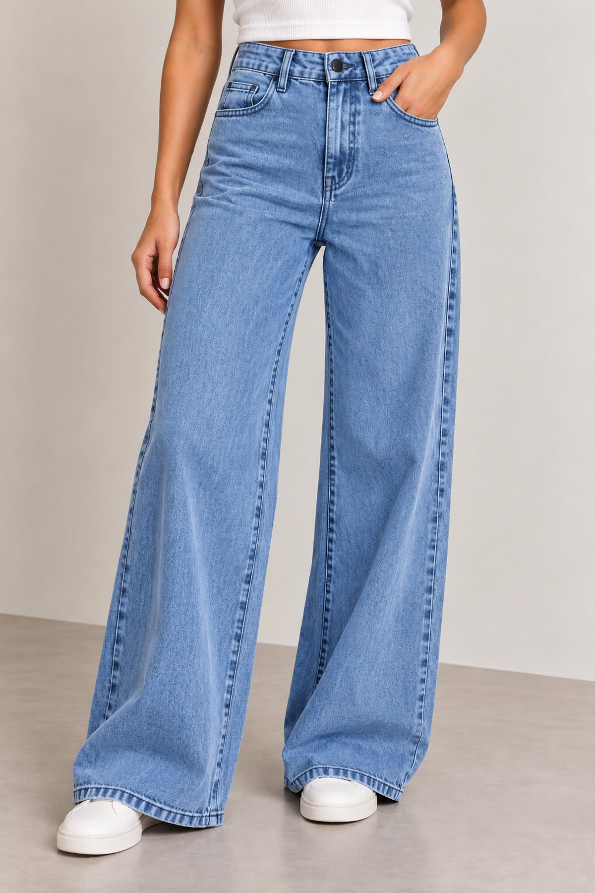 Jeans Wide Leg Rígido  - 3