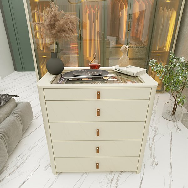 COMODA 5 CAJONES ISLA OFF WHITE