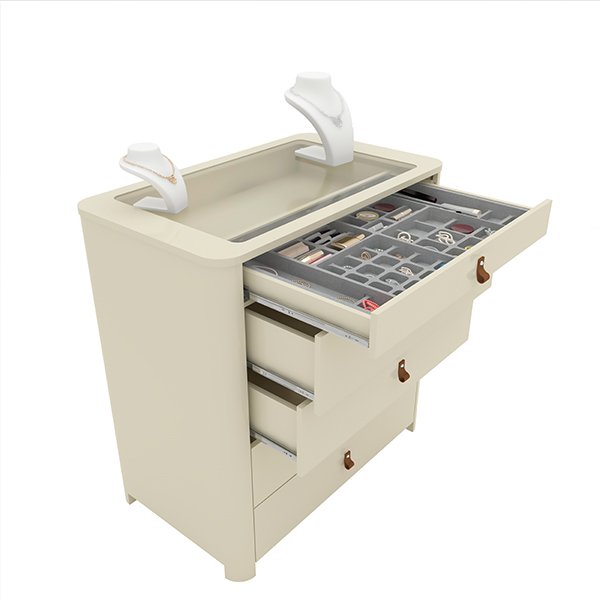 COMODA 5 CAJONES ISLA OFF WHITE