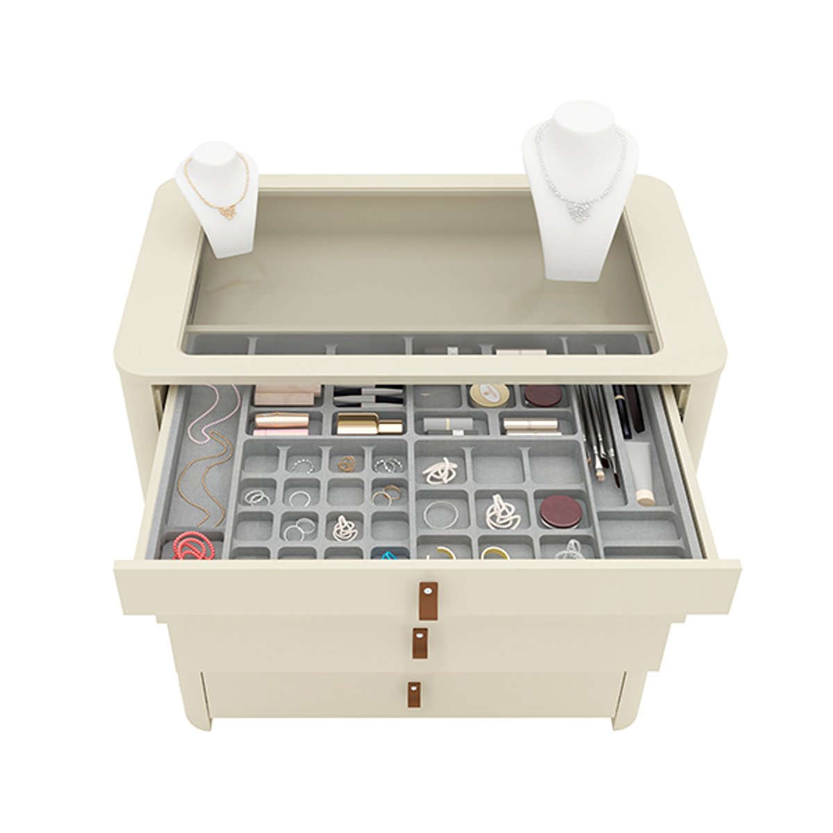 COMODA 5 CAJONES ISLA OFF WHITE - 4