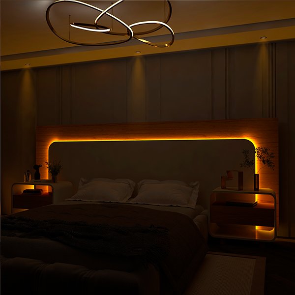 CONJUNTO CABECERA + MESITA DE LUZ 1,40/1,60/1,95  GELIUS NATURE | OFF WHITE