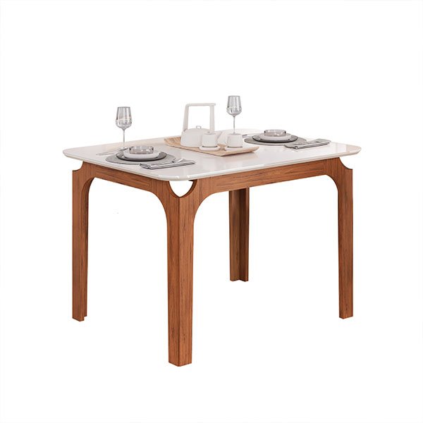 CONJUNTO COMEDOR 1200 CON VIDRIO MARINA 4 SILLAS 