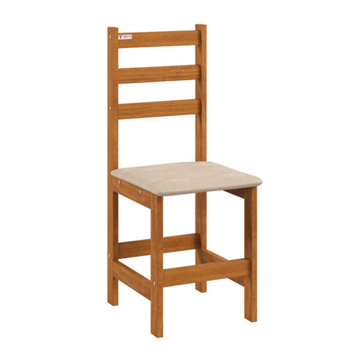 CONJUNTO COMEDOR 1540 6 SILLAS BRASIL MADERA TOZETTO CARVALLO | CHOCOLATE - 2