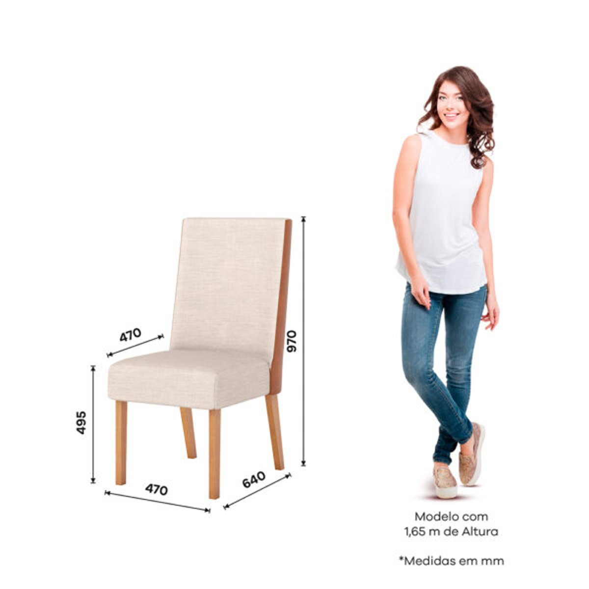  DESCARGAR IMAGEN CONJUNTO COMEDOR 1800 CON VIDRIO ANDY 6 SILLAS ANNE HENN NATURE | OFF WHITE | TAPIZADO CUERO ECOLOGICO | LINO - 5
