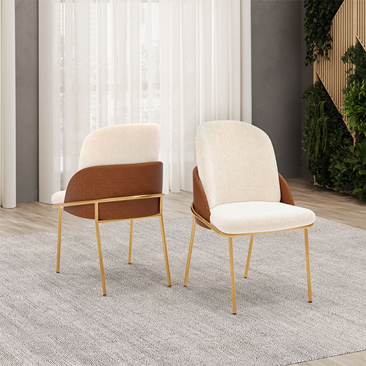 CONJUNTO COMEDOR 2180 CON TAMPO ORGANICO LIZ 8 SILLAS - 7