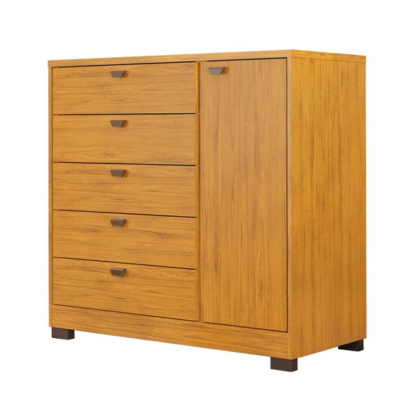 CÓMODA 1 PUERTA 5 CAJONES FERRARA  YPE