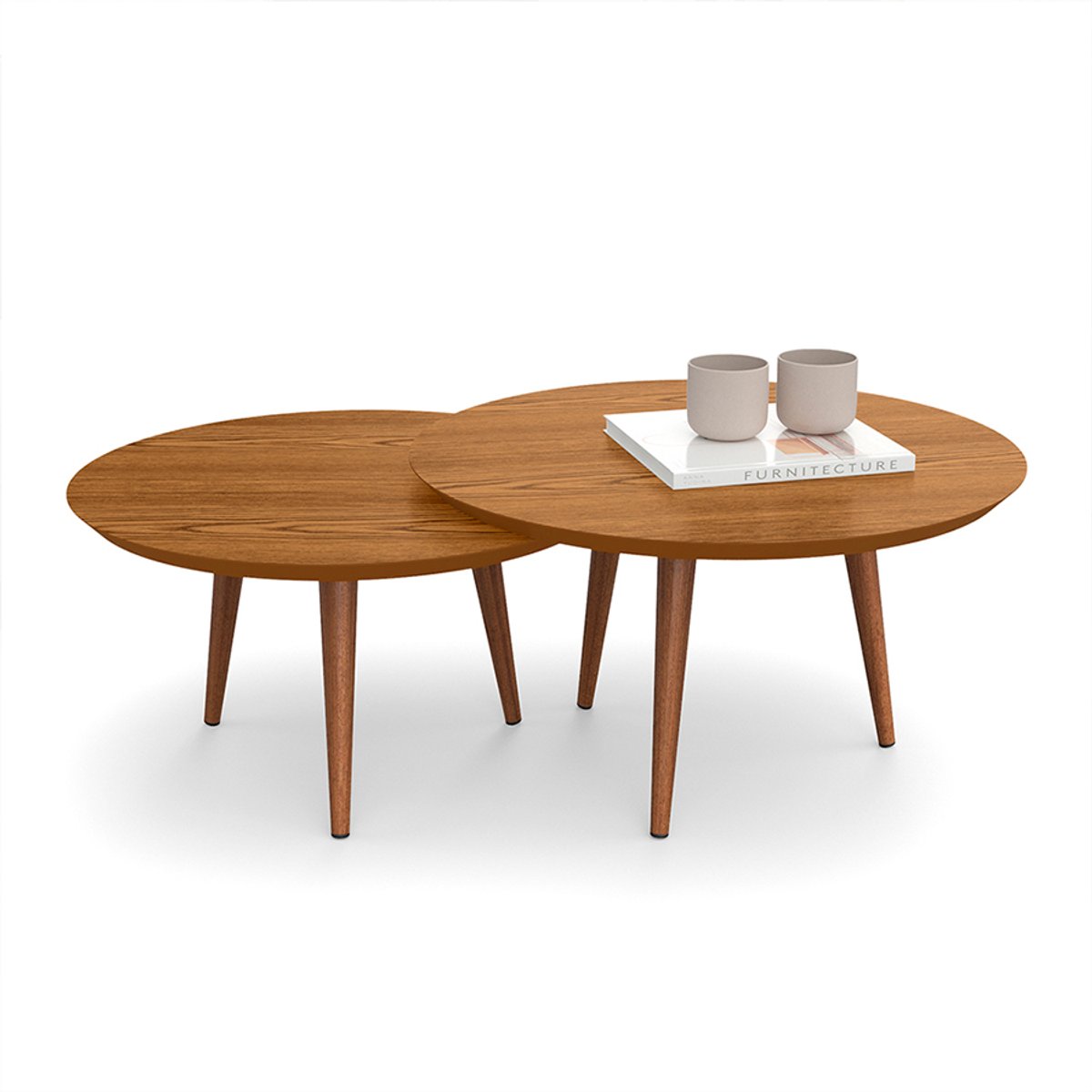 CONJUNTO MESAS CENTRO LUNA 