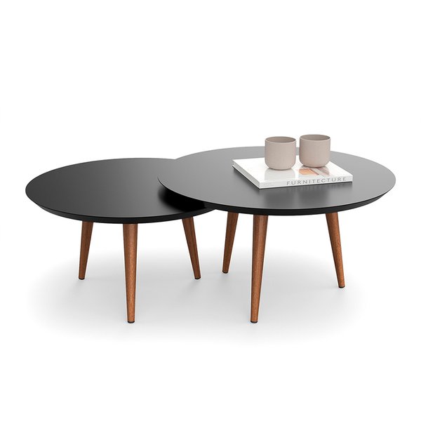 CONJUNTO MESAS CENTRO LUNA 