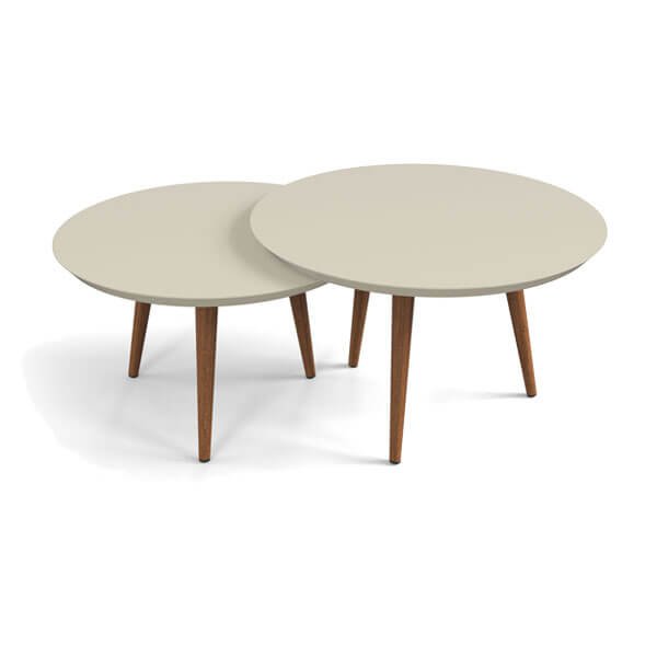 CONJUNTO MESAS CENTRO LUNA 