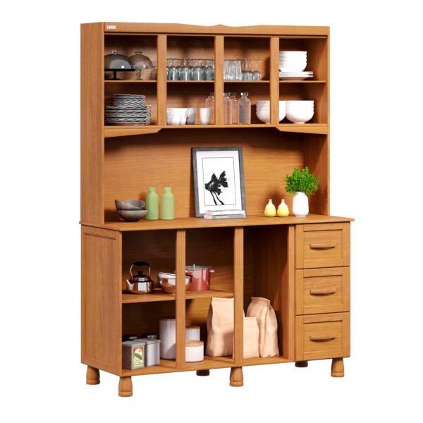 KIT COCINA 7 PUERTAS 3 CAJONES PEROLA TOZETTO CARVALLO ACETINADO