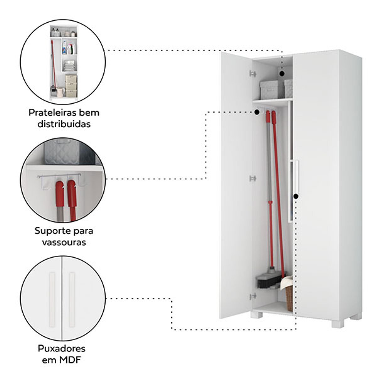 MULTIUSO 2 PUERTAS 4015 BLANCO - 5