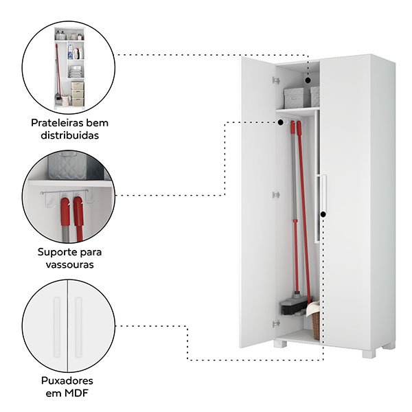 MULTIUSO 2 PUERTAS 4015 BLANCO
