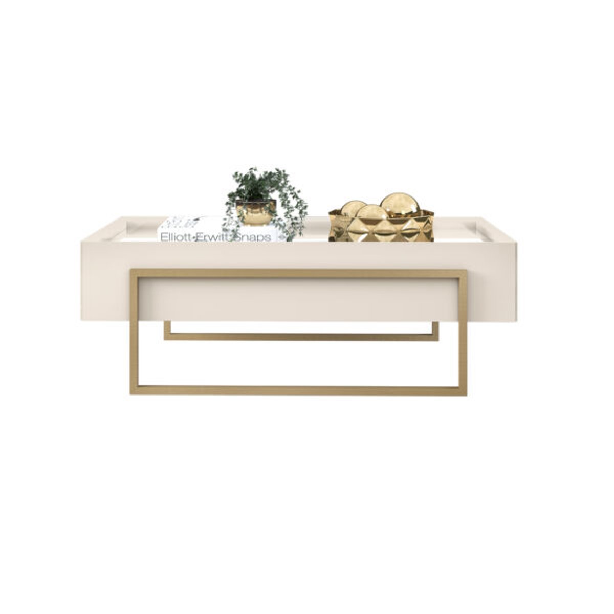 MESA CENTRO PILAR OFF WHITE