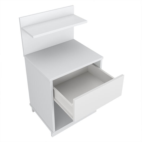 MESA DE LUZ 1 CAJÓN MAVIE BLANCO