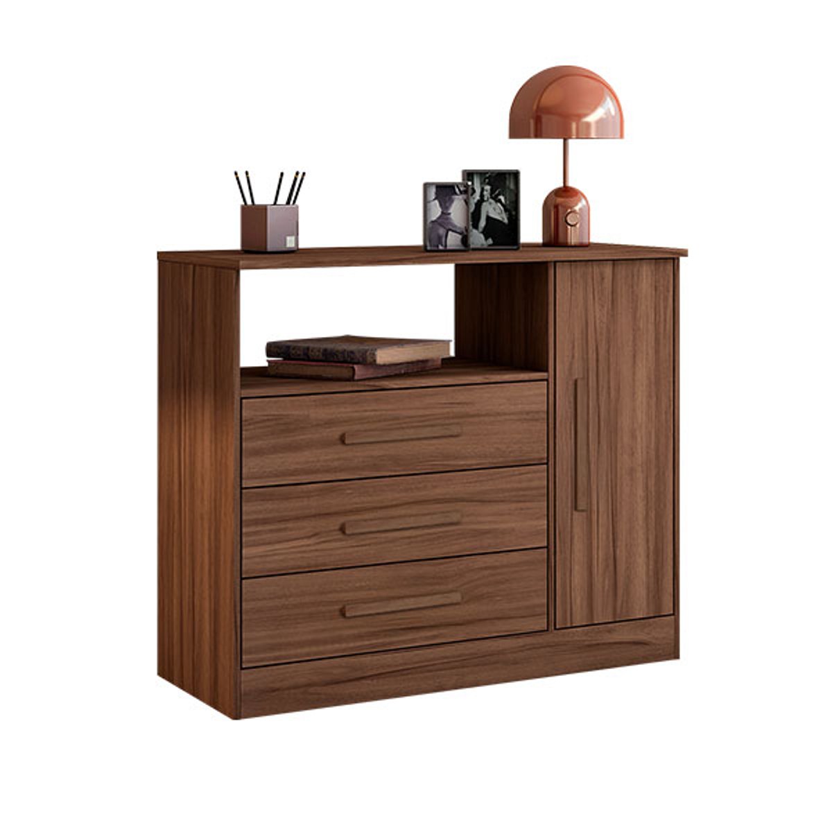 COMODA MULTIUSO NT5075  NOGAL - 2