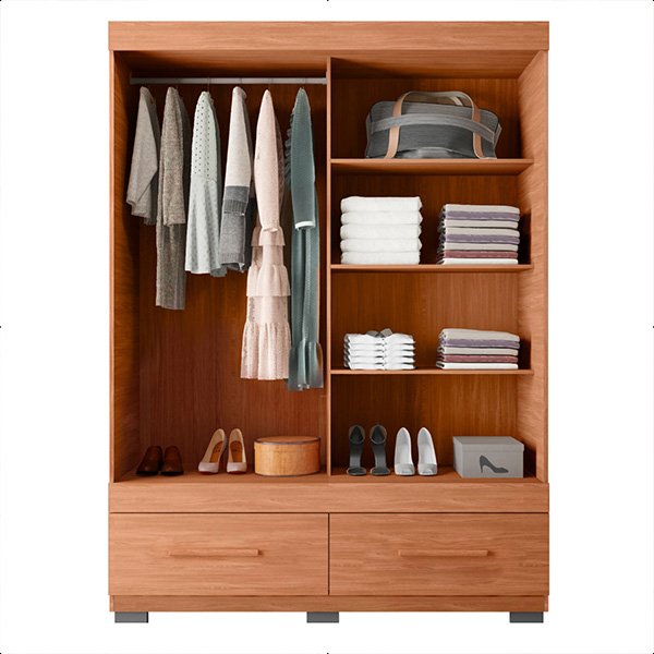 ROPERO 2 PUERTAS CORREDIZAS CON ESPEJO 1.36 SERENO FREIJO|OFF RIPADO