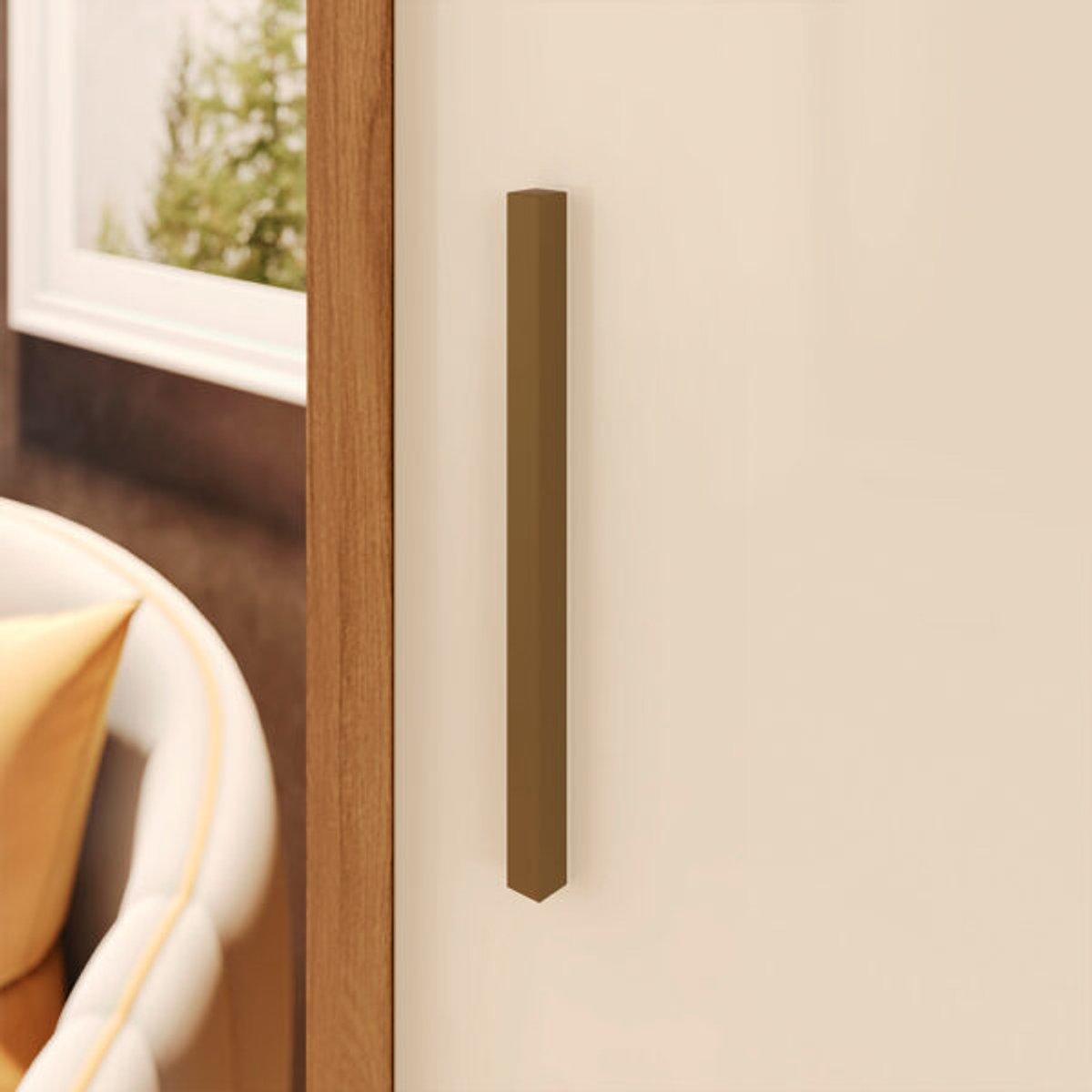 ROPERO 2 PUERTAS CORREDIZAS CON ESPEJO BE370 BRIZ NATURE - 3