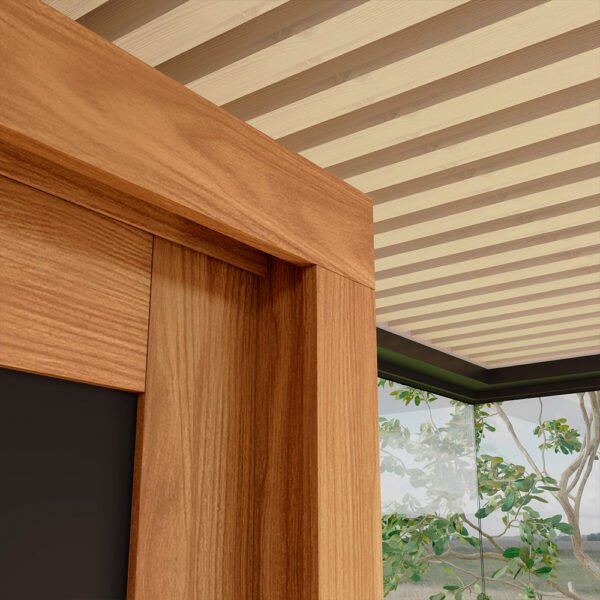 ROPERO 2 PUERTAS CORREDIZAS CON ESPEJO MEDELIN DE22 HENN NATURE | NEGRO