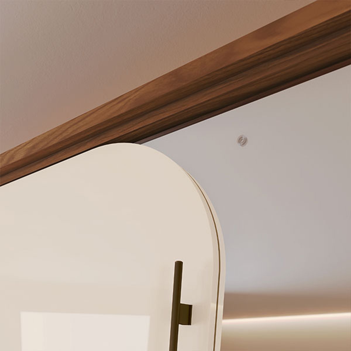 ROPERO 6 PUERTAS CON ESPEJO DUBAI D322 HENN NATURE | OFF WHITE - 4