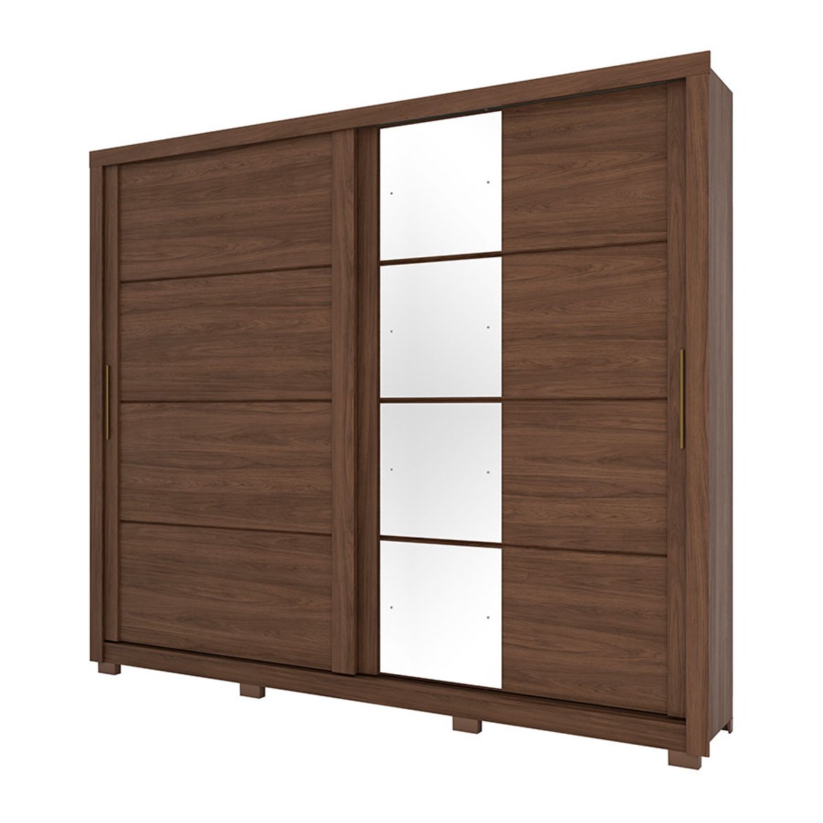 ROPERO 2 PUERTAS CORREDIZAS CON ESPEJO PALACE DE299 HENN CASTAÑO
