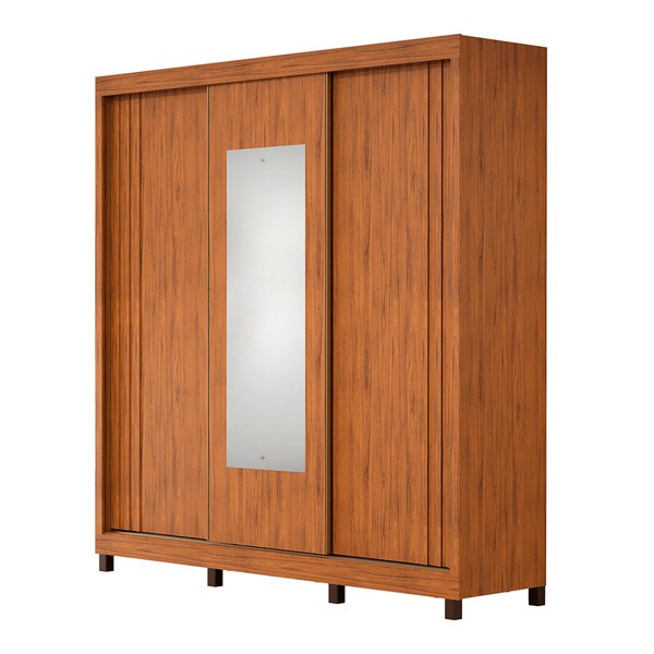 ROPERO 3 PUERTAS CORREDIZAS CON ESPEJO DELTA FREIJO