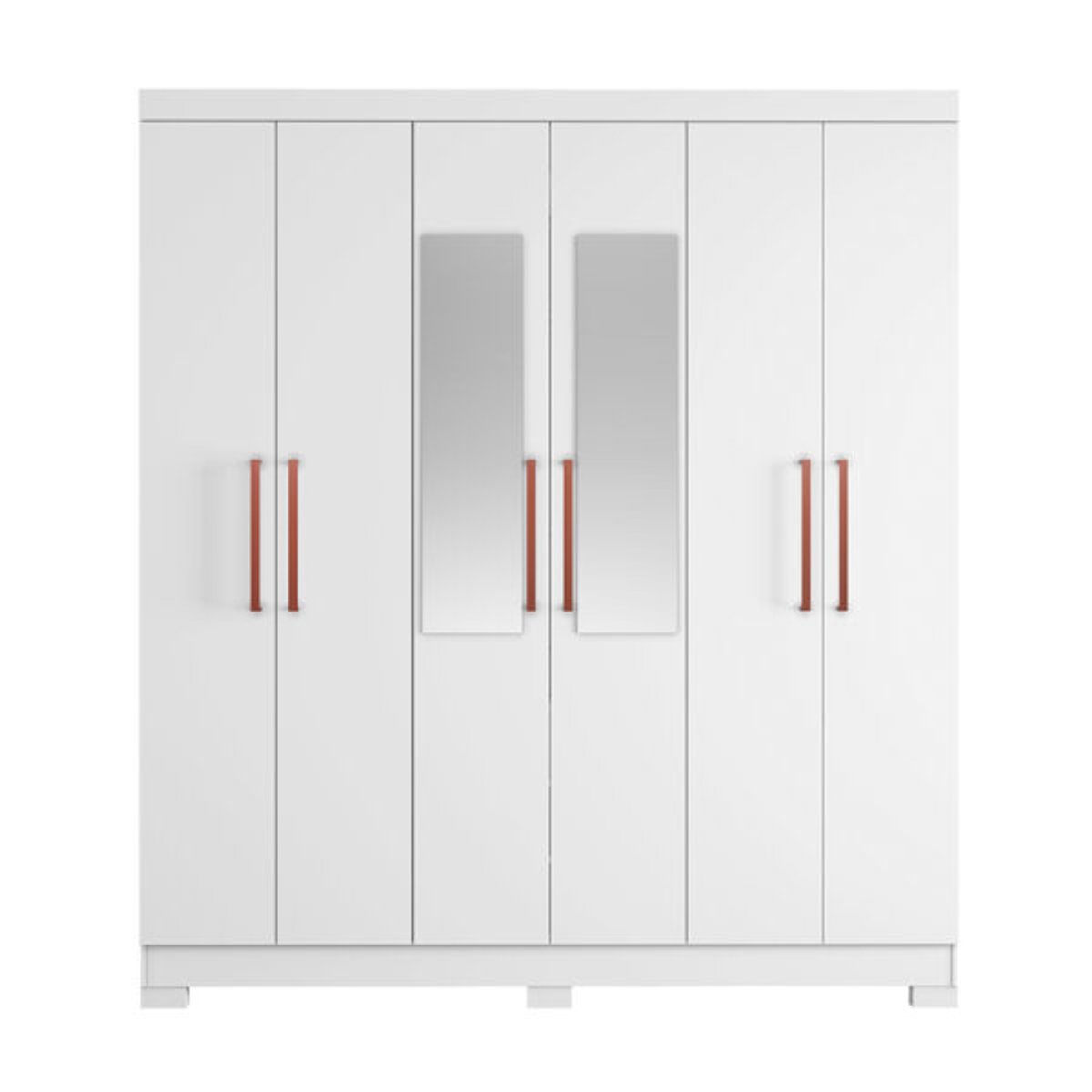ROPERO 6 PUERTAS CON ESPEJO NT5190 NOTAVEL BLANCO - 4