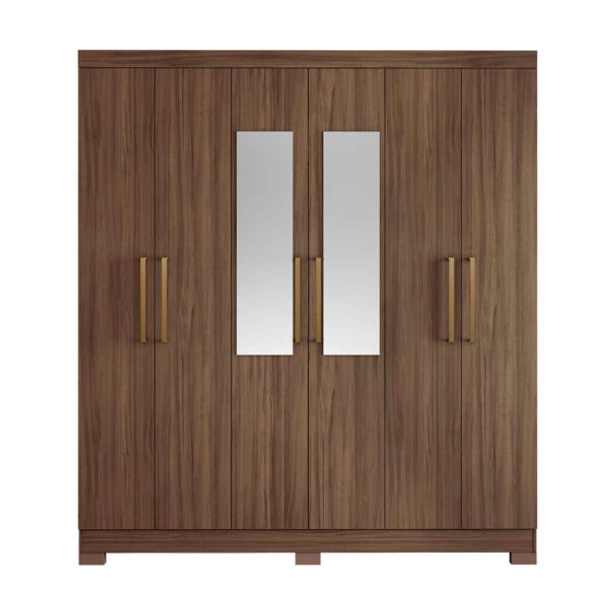 ROPERO 6 PUERTAS CON ESPEJO NT5190 NOTAVEL NOGAL TREND - 4