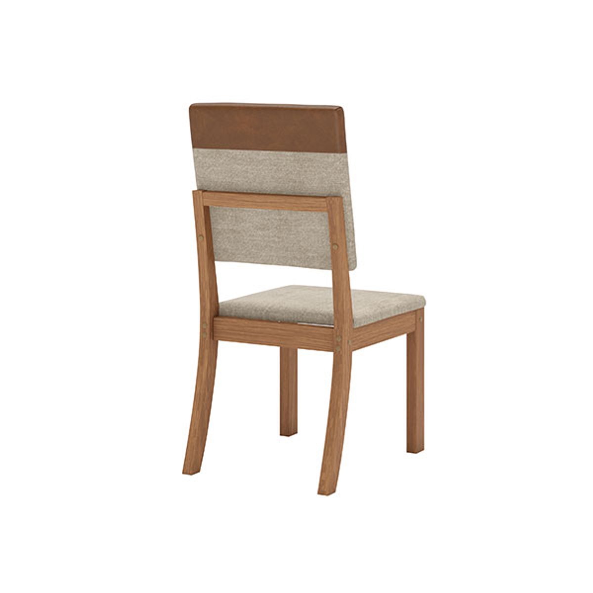 CONJUNTO COMEDOR 1600 NATALÍ ARREDONDADA CON VIDRIO 6 SILLAS MILLA PLUS NATURE | CORANO CREME - 6