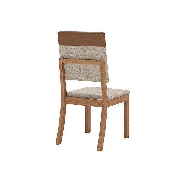 CONJUNTO COMEDOR 1600 NATALÍ ARREDONDADA CON VIDRIO 6 SILLAS MILLA PLUS NATURE | CORANO CREME