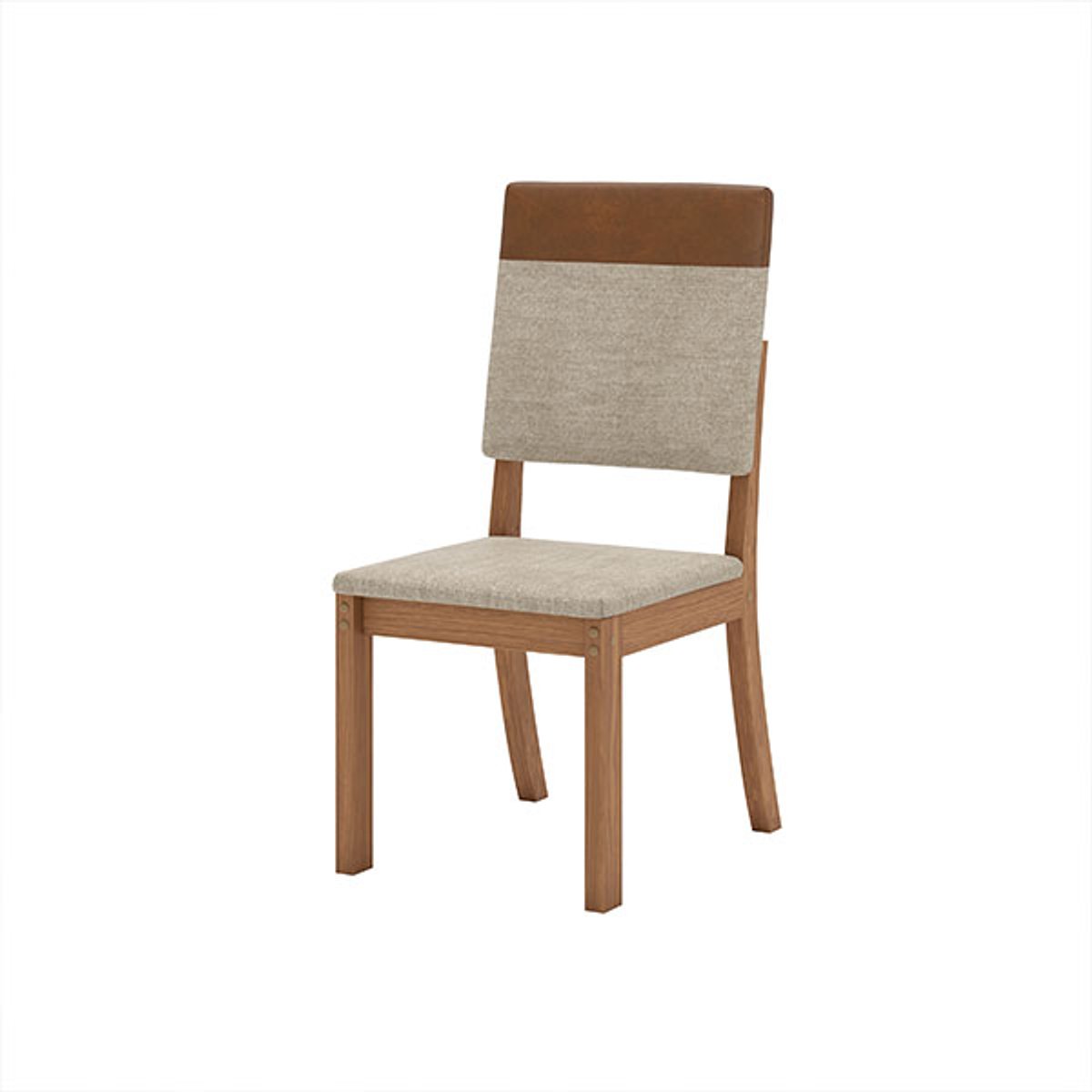 CONJUNTO COMEDOR 1600 NATALÍ ARREDONDADA CON VIDRIO 6 SILLAS MILLA PLUS NATURE | CORANO CREME - 5