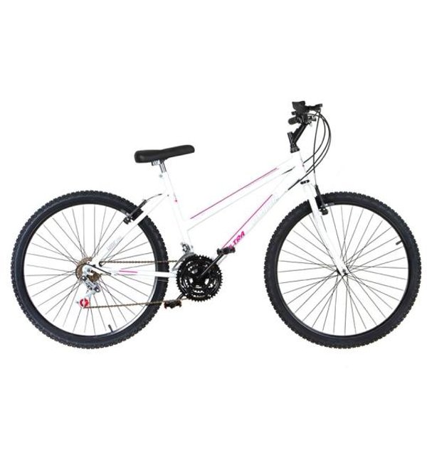 BICICLETA ULTRA BIKES ARO 26 18 MARCHAS BMF26 01 BLANCO
