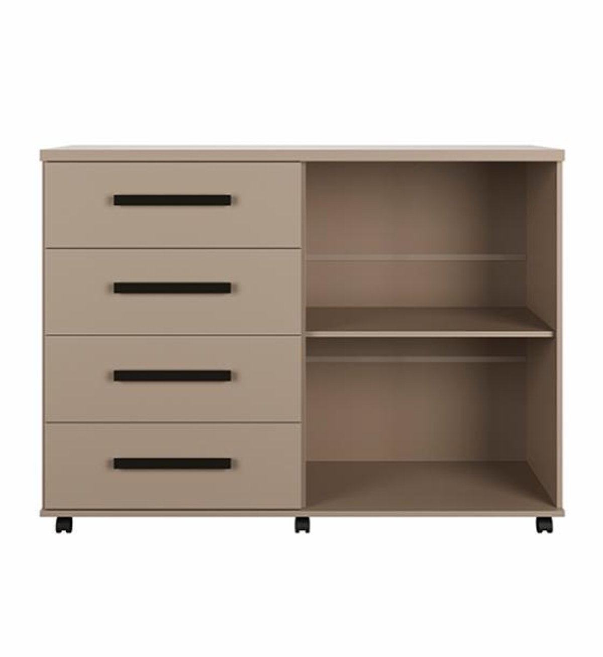 COMODA ZAPATERA 4 CAJONES 2 PUERTAS - 3