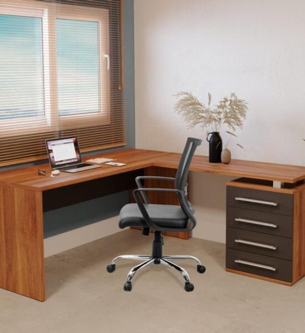 CONJUNTO 137X171 CORPORATIVO 40MM CON 4 CAJONES