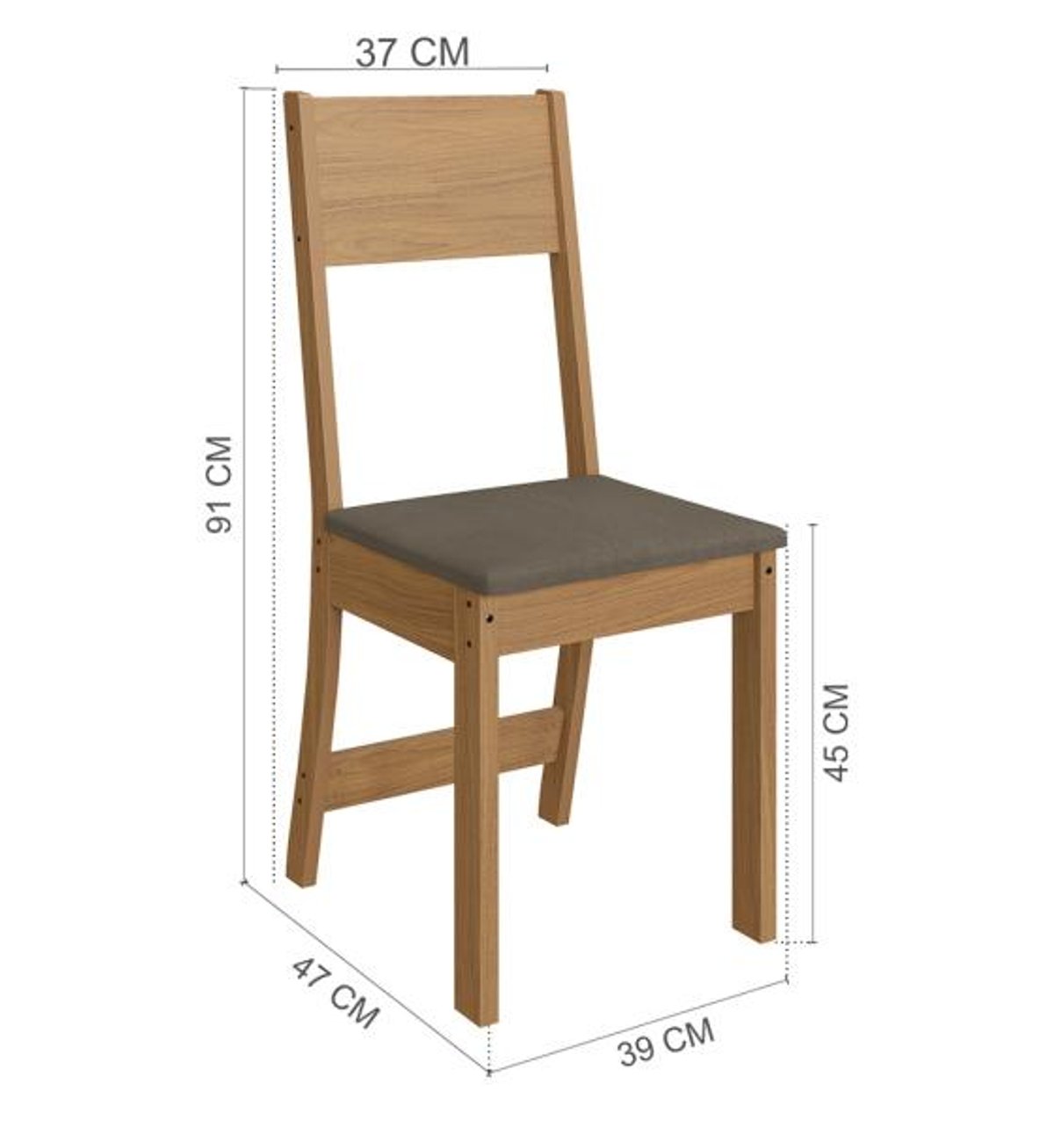 CONJUNTO COMEDOR 1080 4 SILLAS ATLANTA - 4