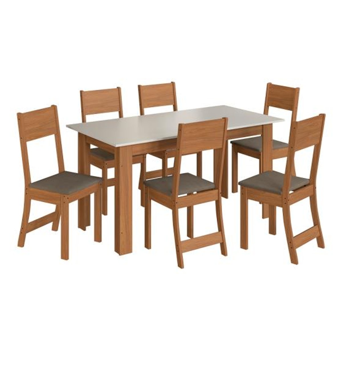 CONJUNTO COMEDOR 1500 6 SILLAS ATLANTA  - 2