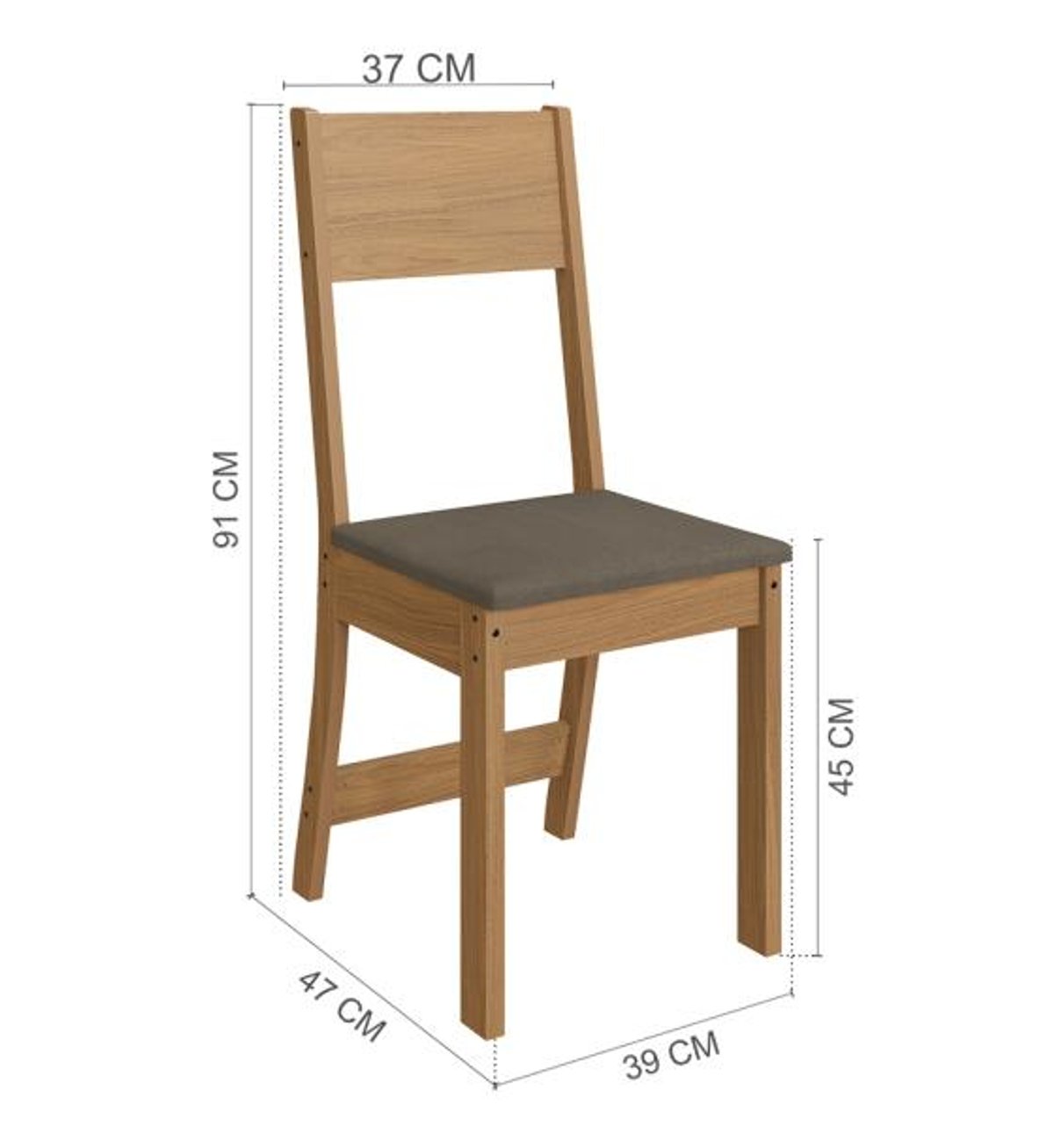 CONJUNTO COMEDOR 1500 6 SILLAS ATLANTA  - 4