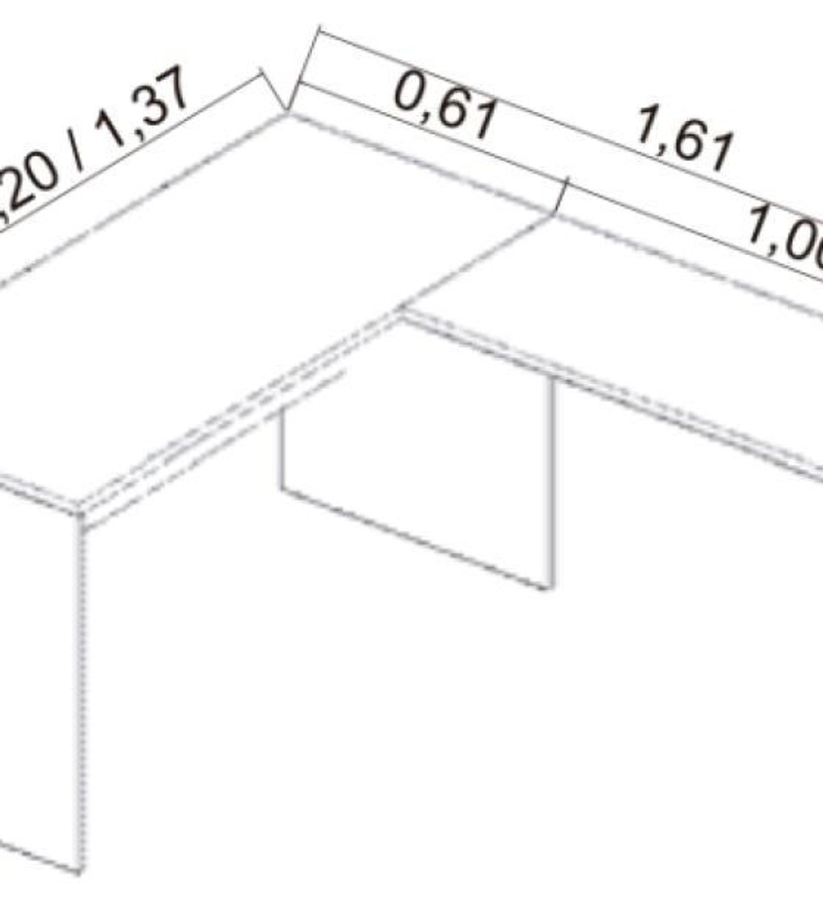  CONJUNTO DE MESA 137X161 START PERFECT  - 3
