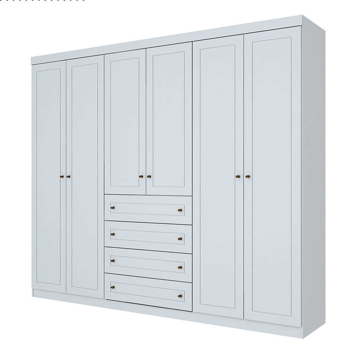  ROPERO 6 PUERTAS 4 CAJONES TIPO AMERICANO - 5