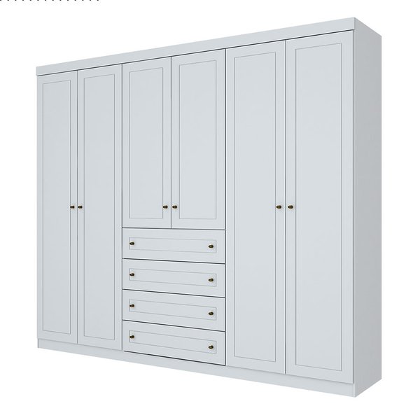  ROPERO 6 PUERTAS 4 CAJONES TIPO AMERICANO