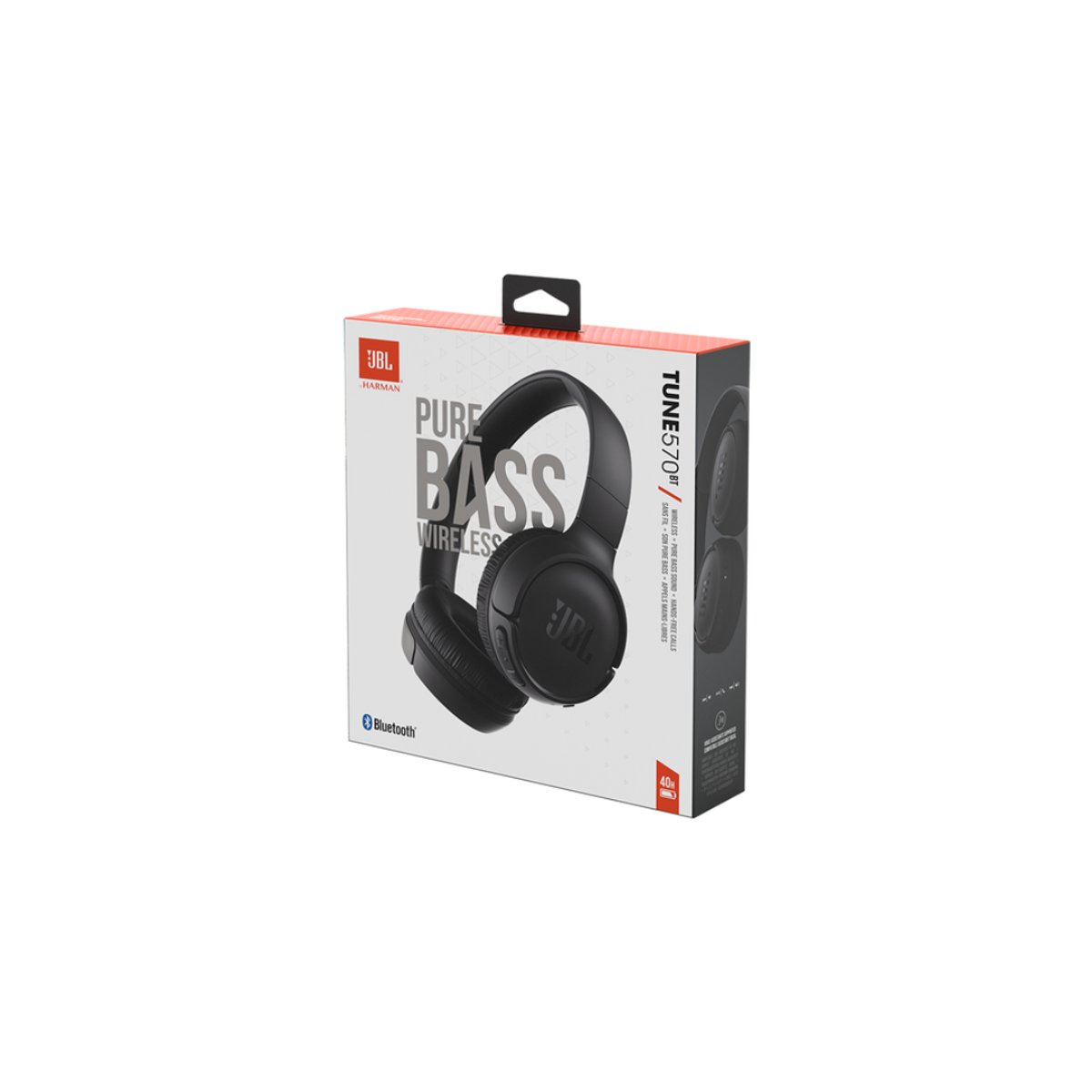 Auricular Inalámbrico JBL Tune 570BT Negro