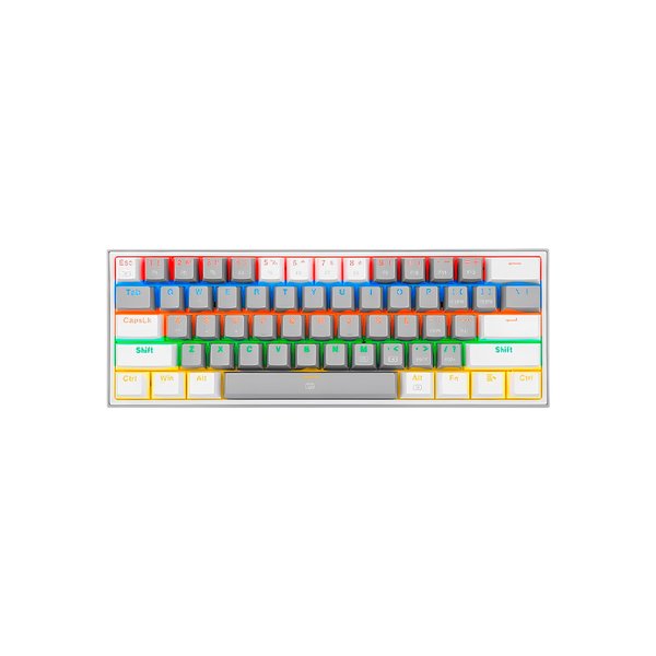Teclado Mecánico Redragon Fizz Rainbown K-617