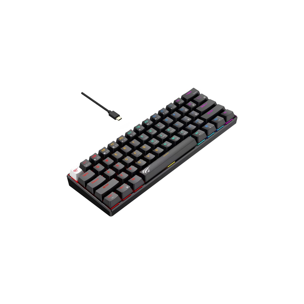 Teclado Mecánico Gaming Havit KB903L Negro - 2
