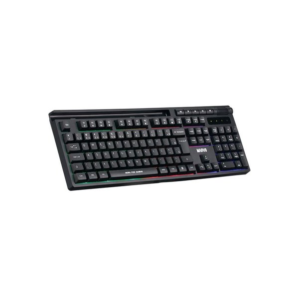Teclado Gaming Marvo Soldat S40 - Membrana - A cable K603