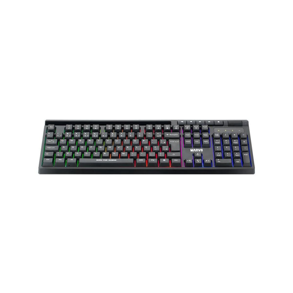 Teclado Gaming Marvo Soldat S40 - Membrana - A cable K603