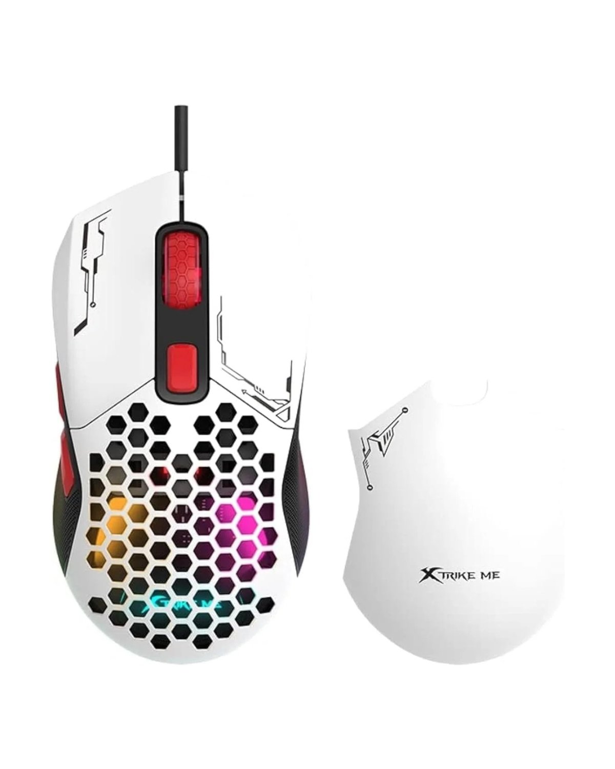 Mouse Gaming Xtrike-Me GM-316 Blanco