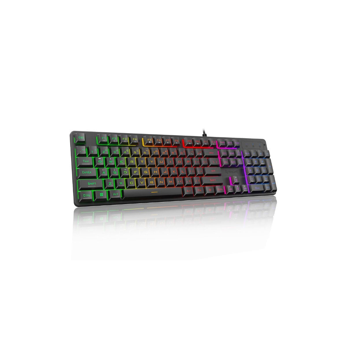 Teclado Gaming Redragon Netherbane K521RGB - RGB - Membrana - A cable
