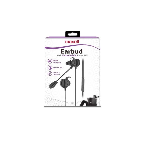 Auricular Maxell Earbud With Detachable Boom Mic