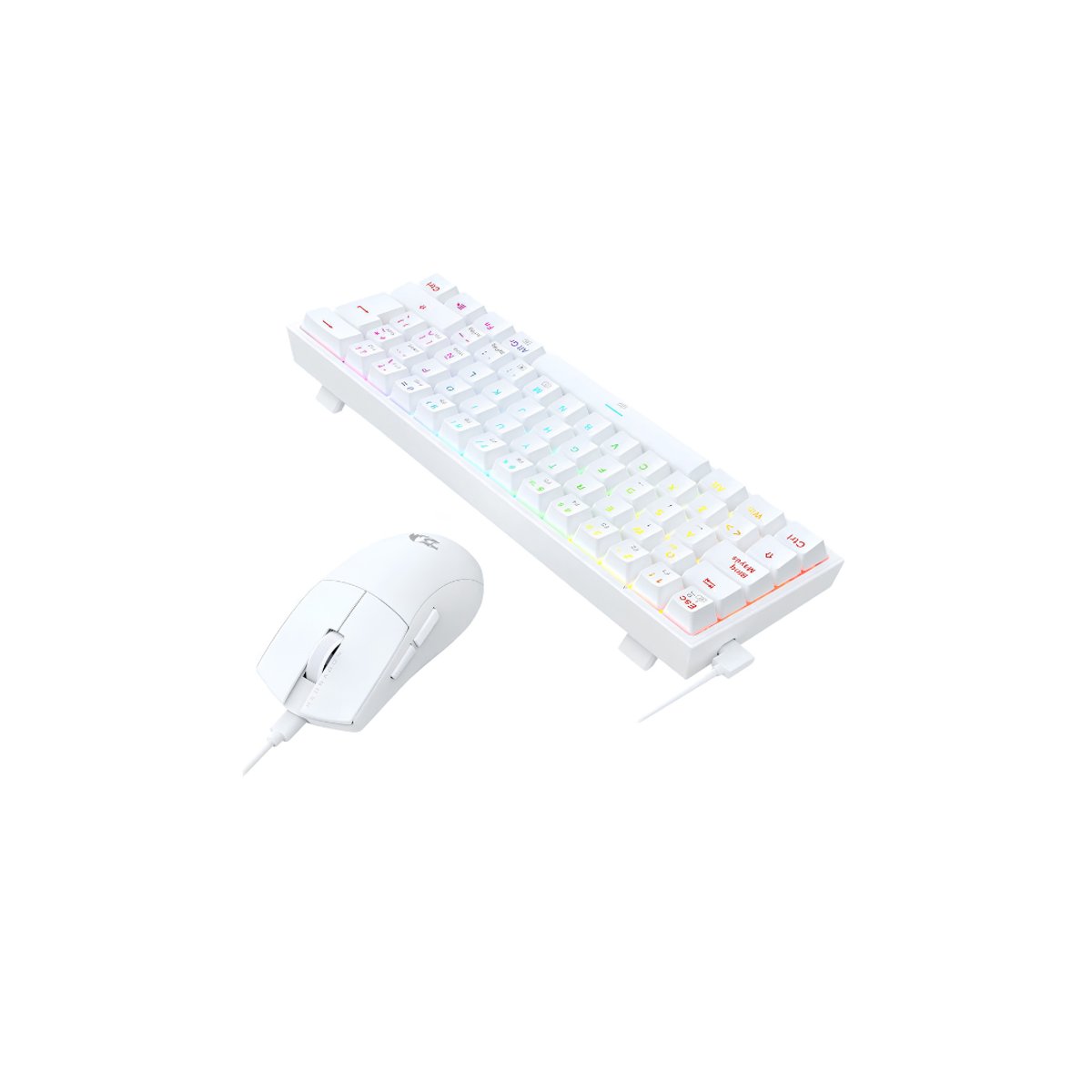 Kit Gaming Teclado + Mouse Redragon S143 Blanco - 2