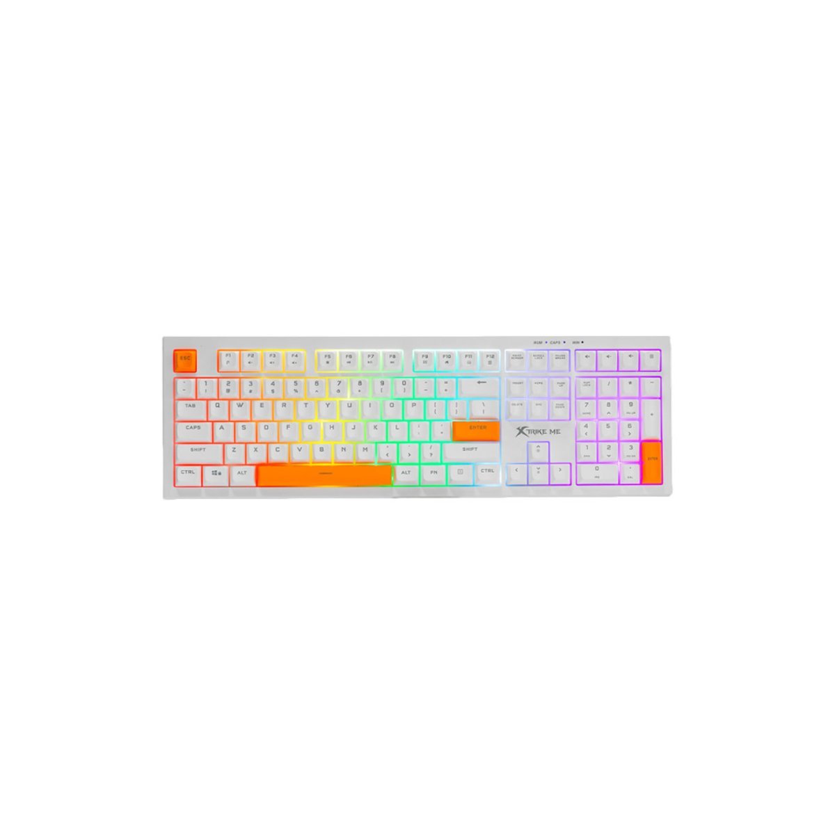Kit Gaming Teclado Xtrike-Me KB-512 + Mouse Marvo Capo 20 Blanco - 2