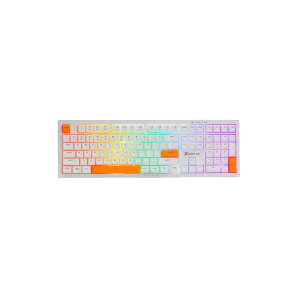 Teclado silencioso Gaming Xtrike-Me KB-512 Blanco - Membrana - A cable  
